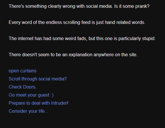 An image of the Helping Hands Interactive narrative.